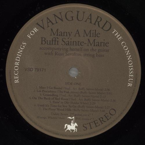 Buffy Sainte-Marie Many A Mile - 180gm vinyl LP album (LP record) US BSMLPMA881148