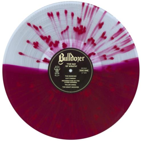 Bulldozer The Day Of Wrath - Cut-Throat Splatter Vinyl vinyl LP album (LP record) US QVXLPTH868087