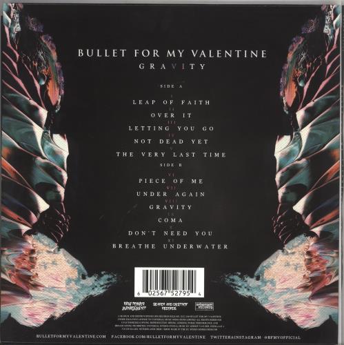 Bullet For My Valentine Gravity - Green Marbled vinyl LP album (LP record) UK BMULPGR741262
