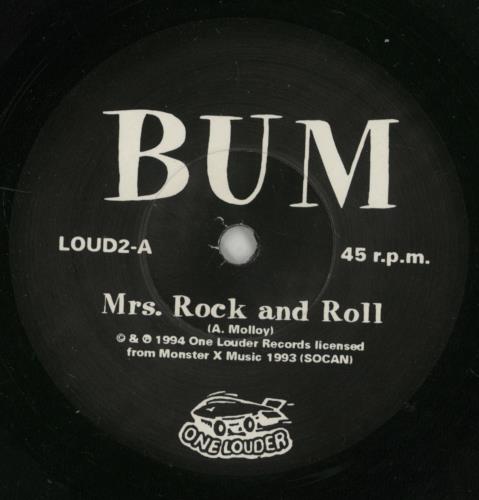 Bum Mrs. Rock And Roll 7" vinyl single (7 inch record / 45) UK 1-V07MR868903