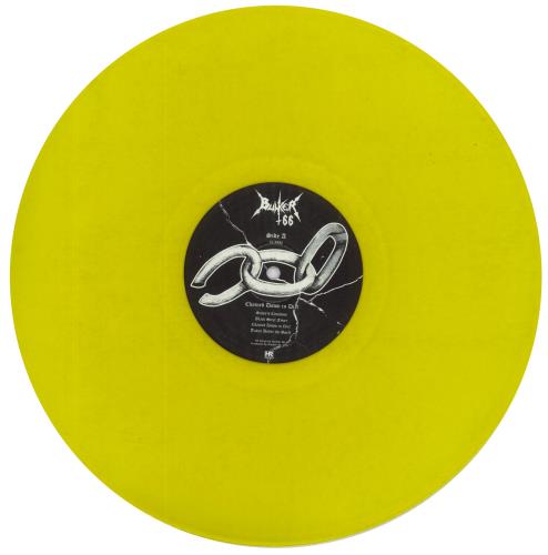 Bunker 66 Chained Down In Dirt - Yellow Translucent Vinyl vinyl LP album (LP record) German 6ZSLPCH835131