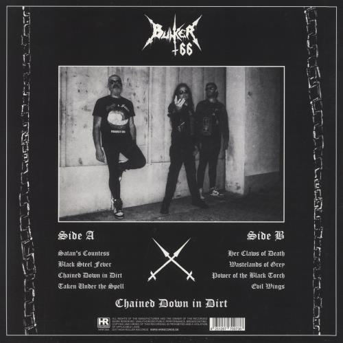 Bunker 66 Chained Down In Dirt - Yellow Translucent Vinyl vinyl LP album (LP record) German 6ZSLPCH835131