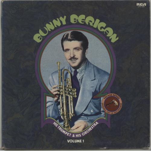 Bunny Berigan His Trumpet & His Orchestra Volume 1 vinyl LP album (LP record) US 5BBLPHI675755