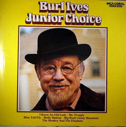 Burl Ives Junior Choice vinyl LP album (LP record) UK BUVLPJU564882
