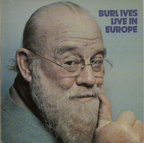 Burl Ives Live In Europe vinyl LP album (LP record) Norwegian BUVLPLI620903