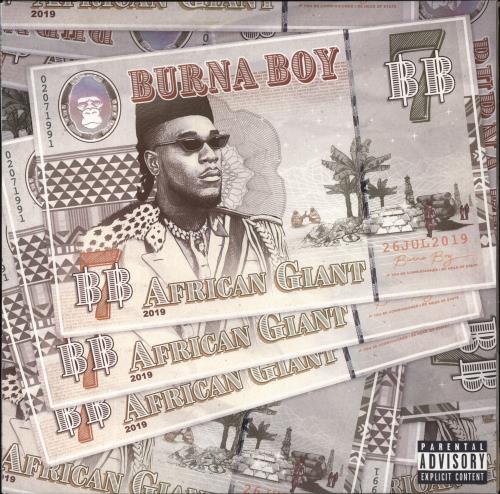 Burna Boy African Giant 2-LP vinyl record set (Double LP Album) UK 6282LAF832422