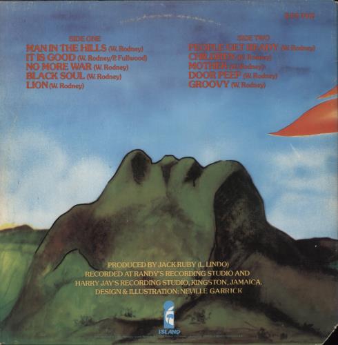 Burning Spear Man In The Hills vinyl LP album (LP record) US 8BSLPMA877013