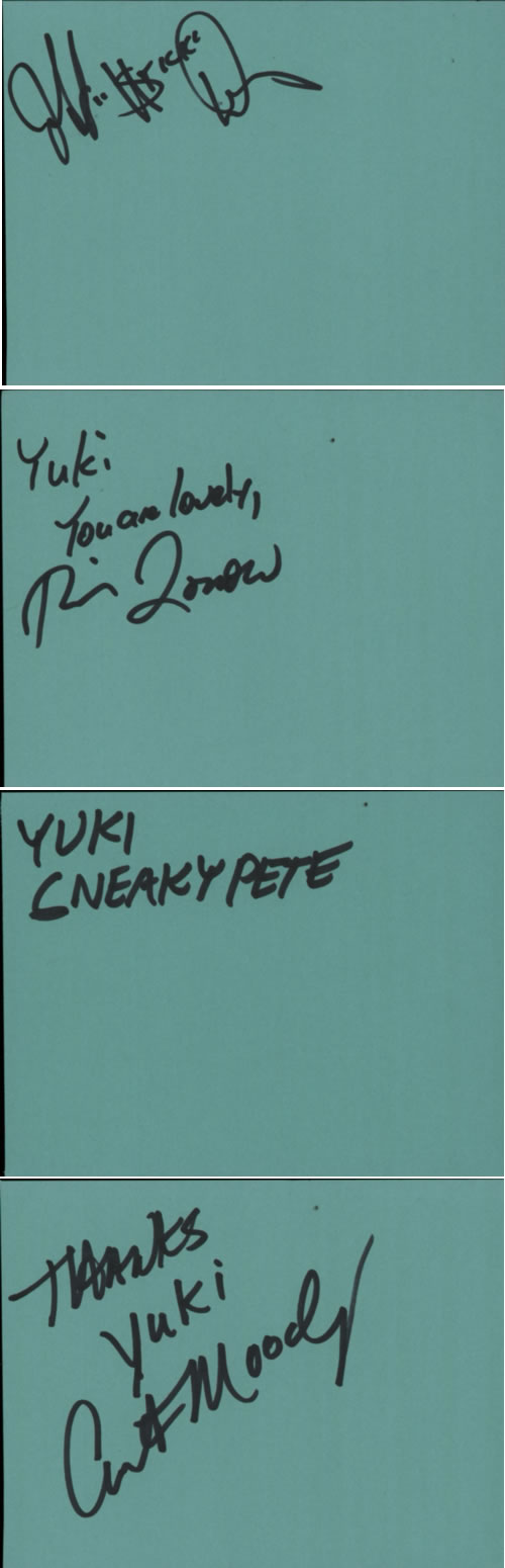 Burrito Deluxe Pages From An Autograph Book memorabilia UK E9UMMPA601870