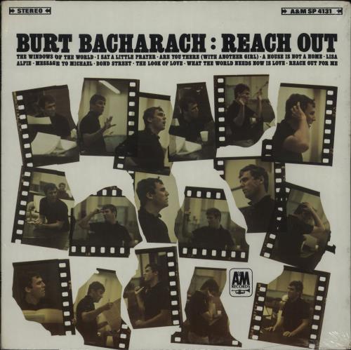 Burt Bacharach Reach Out - Sealed vinyl LP album (LP record) US BAHLPRE656373
