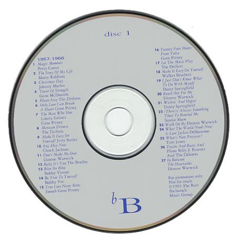 Burt Bacharach Timeless 5-CD album set US BAH5CTI371184