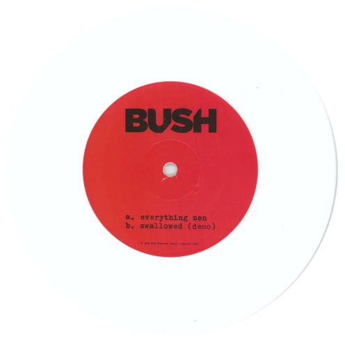 Bush Everything Zen - White Vinyl 7" vinyl single (7 inch record / 45) US B-U07EV865665