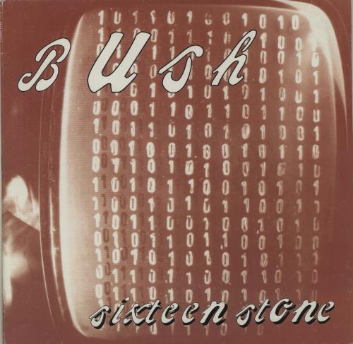 Bush Sixteen Stone - Promo stickered vinyl LP album (LP record) German B-ULPSI685263