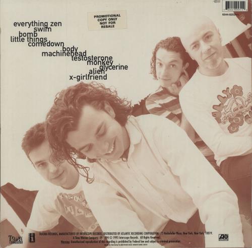 Bush Sixteen Stone - Promo stickered vinyl LP album (LP record) German B-ULPSI685263