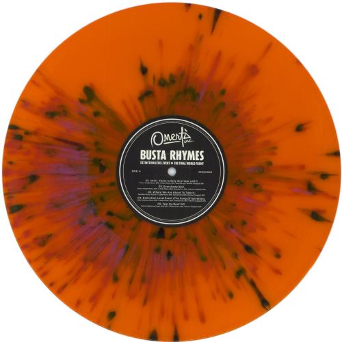 Busta Rhymes Extinction Level Event - The Final World Front - 180gm Orange & Purple Splatter Vinyl 2-LP vinyl record set (Double LP Album) UK UST2LEX851036