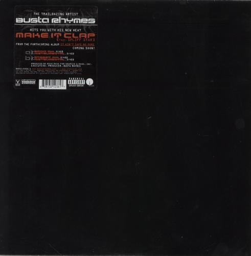 Busta Rhymes Make It Clap 12" vinyl single (12 inch record / Maxi-single) US UST12MA856677