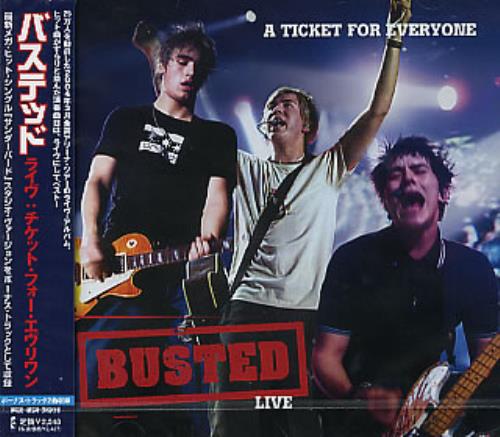 Busted Live: A Ticket For Everyone CD album (CDLP) Japanese BSDCDLI327581