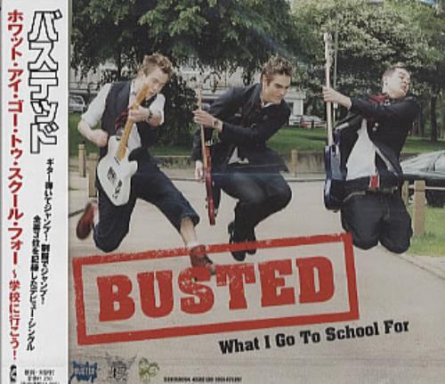 Busted What I Go To School For CD single (CD5 / 5") Japanese BSDC5WH246099