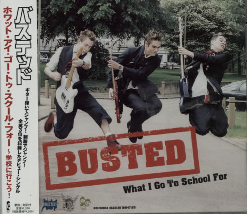 Busted What I Go To School For CD single (CD5 / 5") Japanese BSDC5WH608857
