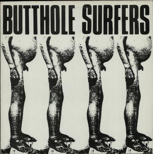 Butthole Surfers Butthole Surfers EP - Black Artwork 12" vinyl single (12 inch record / Maxi-single) UK BUT12BU644804