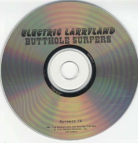 Butthole Surfers Electric Larryland CD album (CDLP) US BUTCDEL385117