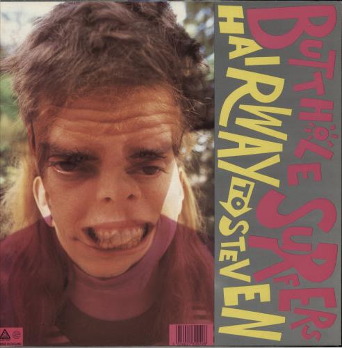 Butthole Surfers Hairway To Steven vinyl LP album (LP record) UK BUTLPHA881376