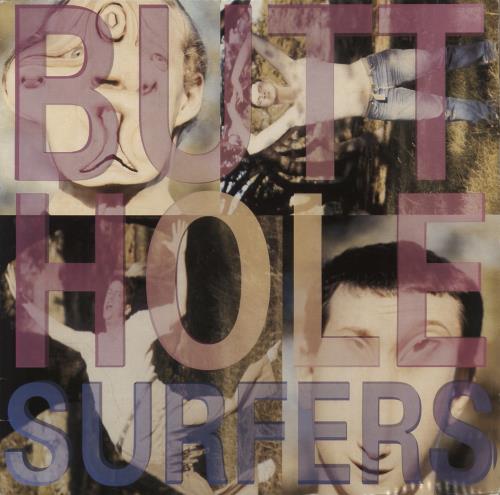 Butthole Surfers Piouhgd + 12" vinyl LP album (LP record) UK BUTLPPI871104