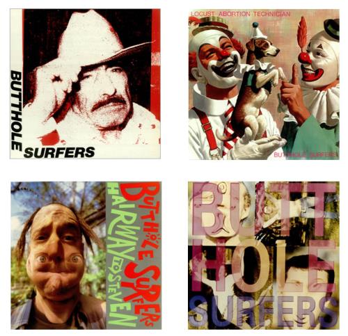Butthole Surfers Set Of first Five UK LPs 5-LP vinyl album record set UK BUT5LSE441031