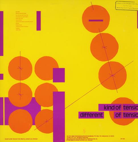 Buzzcocks A Different Kind Of Tension vinyl LP album (LP record) US BUZLPAD280980