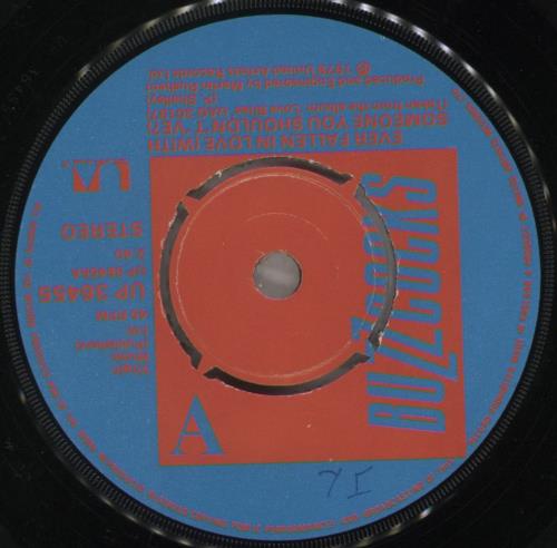 Buzzcocks Ever Fallen In Love... + Sleeve 7" vinyl single (7 inch record / 45) UK BUZ07EV77291