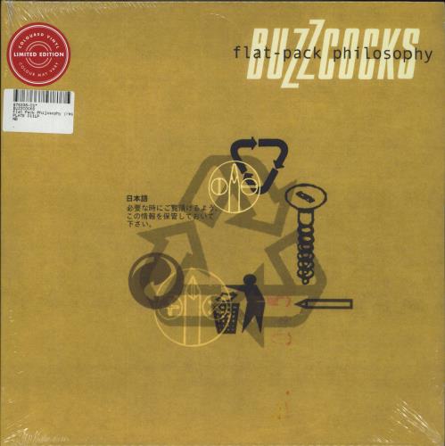 Buzzcocks Flat-Pack Philosophy - White - Sealed vinyl LP album (LP record) UK BUZLPFL820199
