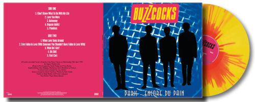 Buzzcocks Paris | Encore Du Pain - Red & Yellow Splatter Numbered Edition - 100 Only vinyl LP album (LP record) UK BUZLPPA872631