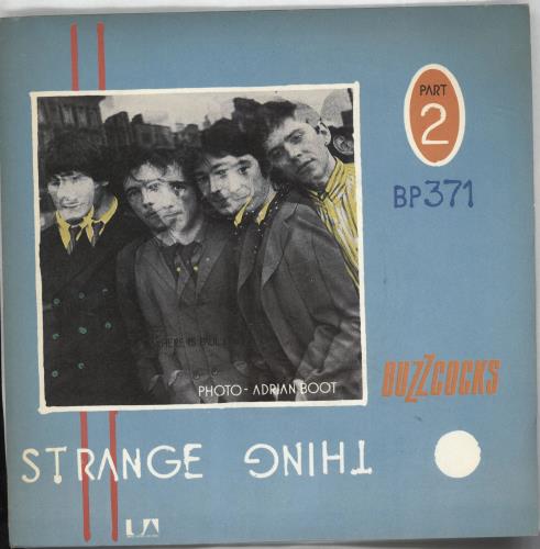 Buzzcocks Strange Thing 7" vinyl single (7 inch record / 45) UK BUZ07ST106200