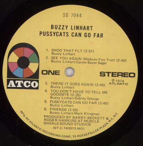 Buzzy Linhart Pussycats Can Go Far vinyl LP album (LP record) US F7-LPPU702062
