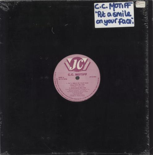 C.C. Motiff Put A Smile On Your Face 12" vinyl single (12 inch record / Maxi-single) Canadian 73F12PU857229