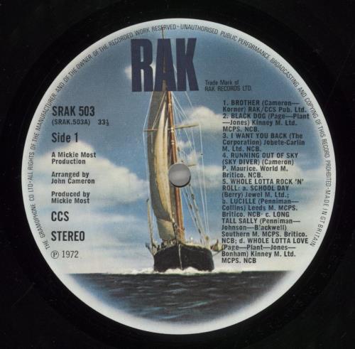 C.C.S. CCS vinyl LP album (LP record) UK C/SLPCC531208