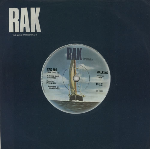 C.C.S. Walking 7" vinyl single (7 inch record / 45) UK C/S07WA576953