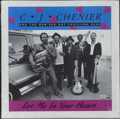 C.J. Chenier Let Me In Your Heart vinyl LP album (LP record) US 5AKLPLE804514