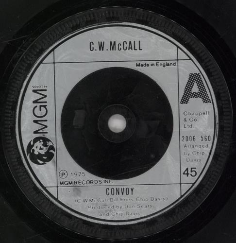 C.W. McCall Convoy 7" vinyl single (7 inch record / 45) UK CW107CO833595