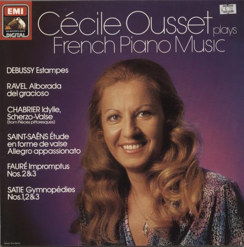 C�cile Ousset Plays French Piano Music vinyl LP album (LP record) German FYDLPPL879129