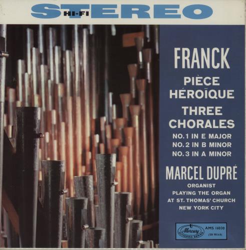 Csar Franck Pice Hroque / Three Chorales vinyl LP album (LP record) UK FT5LPPI762344