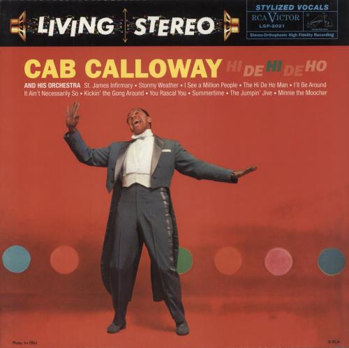 Cab Calloway Hi De Hi De Ho vinyl LP album (LP record) UK C\CLPHI867014