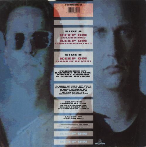 Cabaret Voltaire Keep On 12" vinyl single (12 inch record / Maxi-single) UK VOL12KE27271