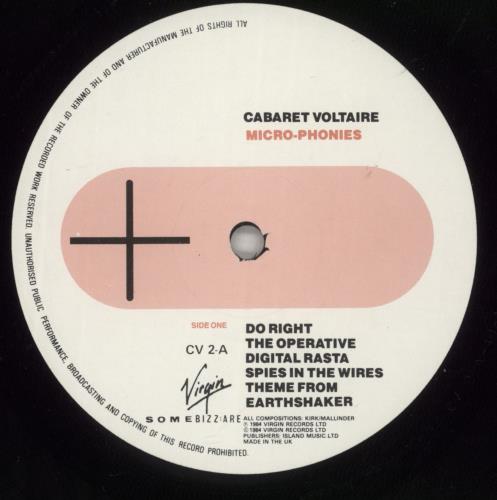 Cabaret Voltaire Micro-Phones - Shrink vinyl LP album (LP record) UK VOLLPMI874584