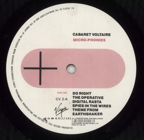 Cabaret Voltaire Micro-Phones vinyl LP album (LP record) UK VOLLPMI280198