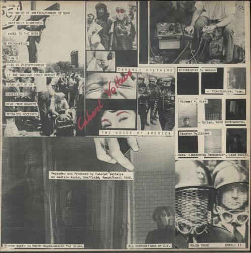 Cabaret Voltaire The Voice Of America - EX vinyl LP album (LP record) UK VOLLPTH882013