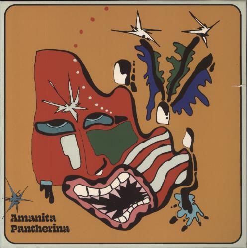 Cabbage Amanita Pantherina - Yellow Splatter Vinyl vinyl LP album (LP record) UK 0CBLPAM858636