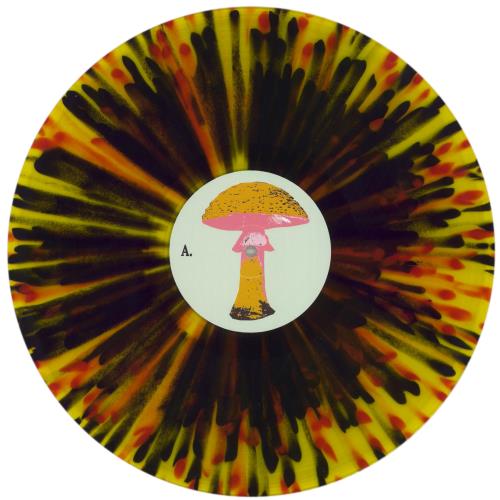 Cabbage Amanita Pantherina - Yellow Splatter Vinyl vinyl LP album (LP record) UK 0CBLPAM858636