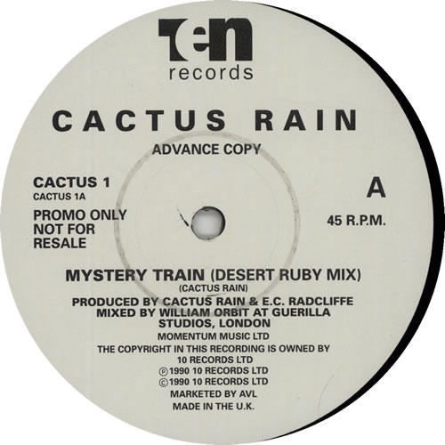 Cactus Rain Mystery Train 12" vinyl single (12 inch record / Maxi-single) UK CZF12MY632210