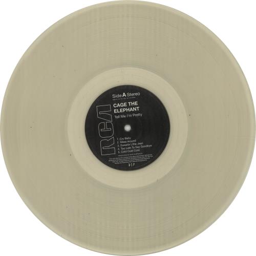 Cage The Elephant Tell Me I'm Pretty - Clear Vinyl + Autographed vinyl LP album (LP record) US CG3LPTE677685