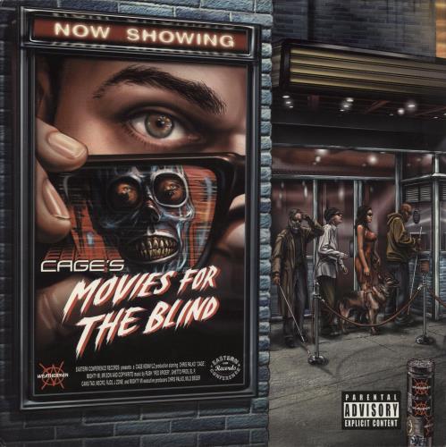 Cage Movies For The Blind - VG 2-LP vinyl record set (Double LP Album) US 9C82LMO871195